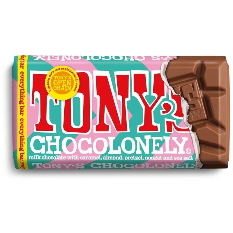 Tony’s Chocolonely Milk Chocolate Greatest Bits 90 g