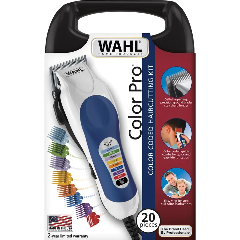 Wahl Color Pro Plus Svart, Vit 10