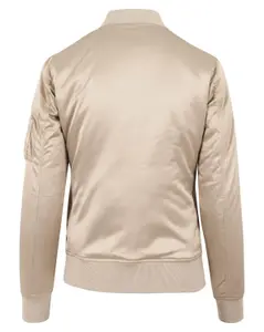 Urban Classics Bomberjakke i Satin Guld