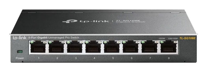 TP-LINK JetStream TL-SG108E Easy Smart Switch – Switch – Unmanaged – 8 x 10/100/1000 – desktop v1.0