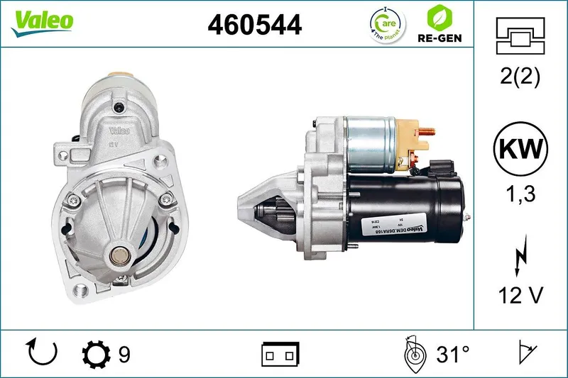 Startmotor VALEO 460544