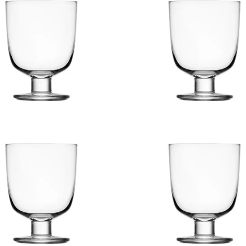 Iittala – Lempi 4 st Vin glas 34 cl klar Design Matti Klenell