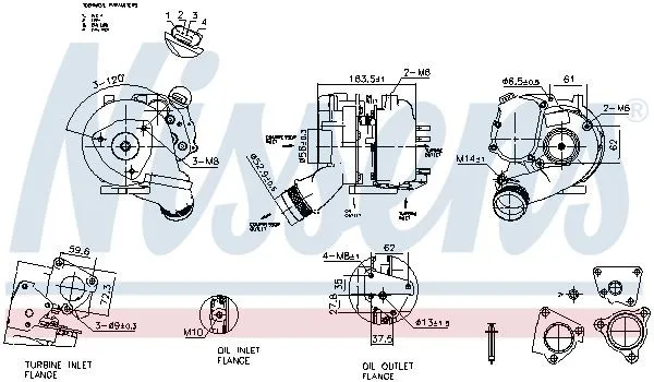 Turboaggregat NISSENS 93280