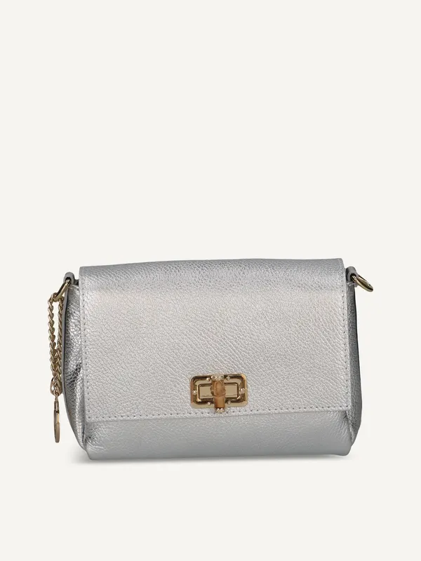 CAPRICE Handbag, silver, made of Leather without heel, Size 1 (#5626)