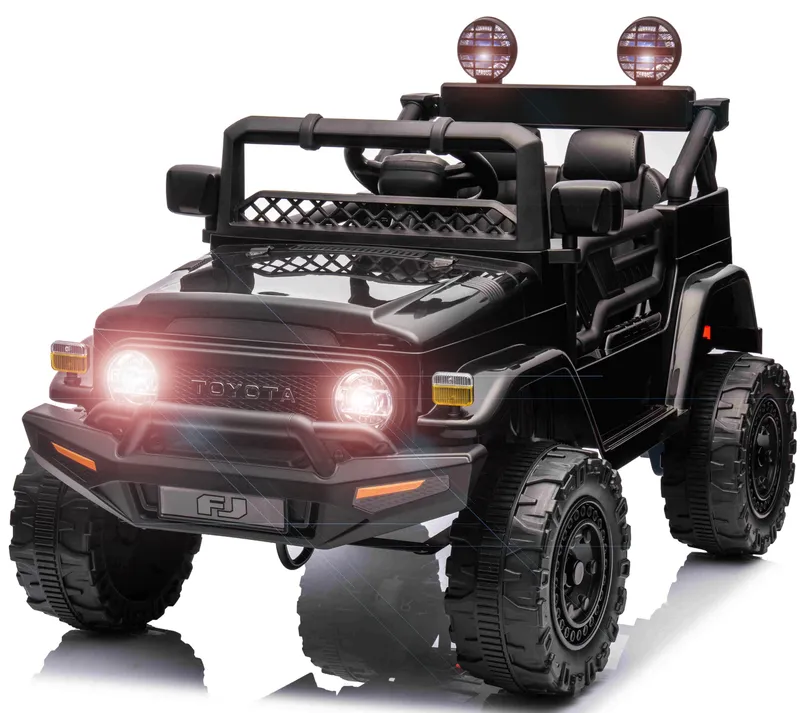 Toyota FJ Cruiser ELBil 12V m/Lithium, 2.4G Fjärrkontroll Svart