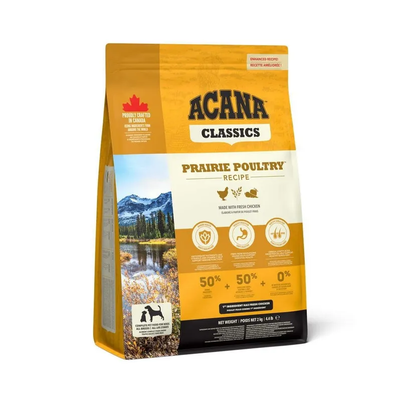 Classic Praire Poultry Torrfoder för hund 2kg
