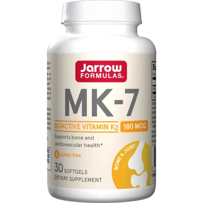 Jarrow Formulas - MK-7, 180 mcg, 30 mjukkapslar