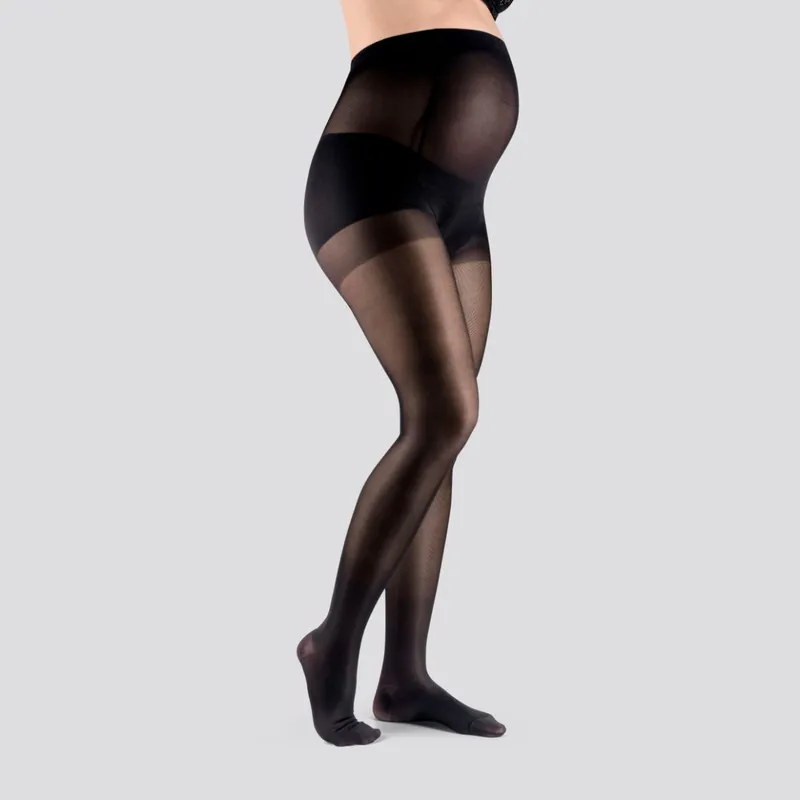Mabs Pregnant – Kompressionsklass 1 – Svart, Large
