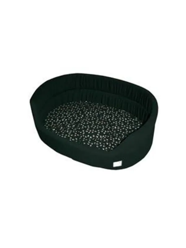 Danish Design Svart med silverfärgade tassar Slumber Bed 45cm