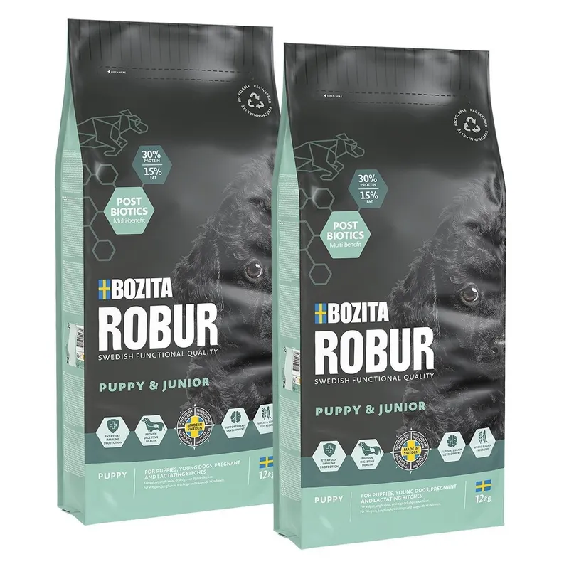 Bozita Robur Puppy & Junior Torrfoder till Valp (#4379)
