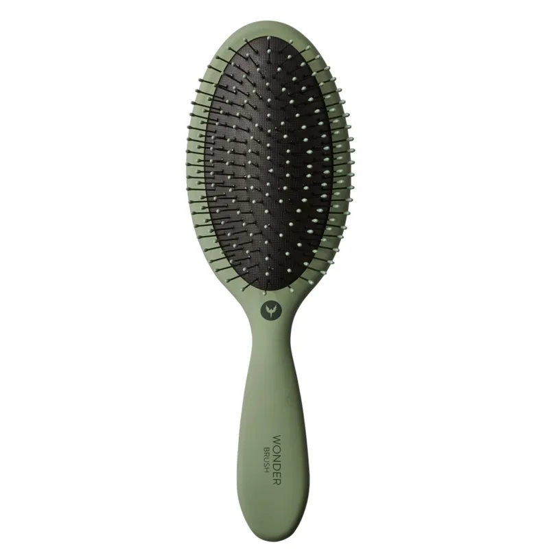 HH Simonsen Hårborste - Wonder Brush - Army Green