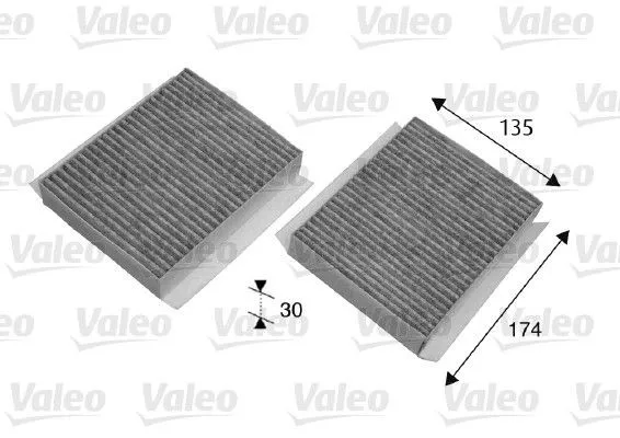 Kupéfilter VALEO 698747