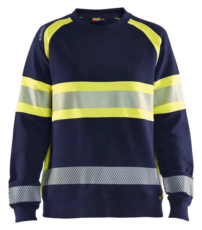 Blåkläder 340911588933XXL Tröja varsel, marinblå/gul Marinblå/gul