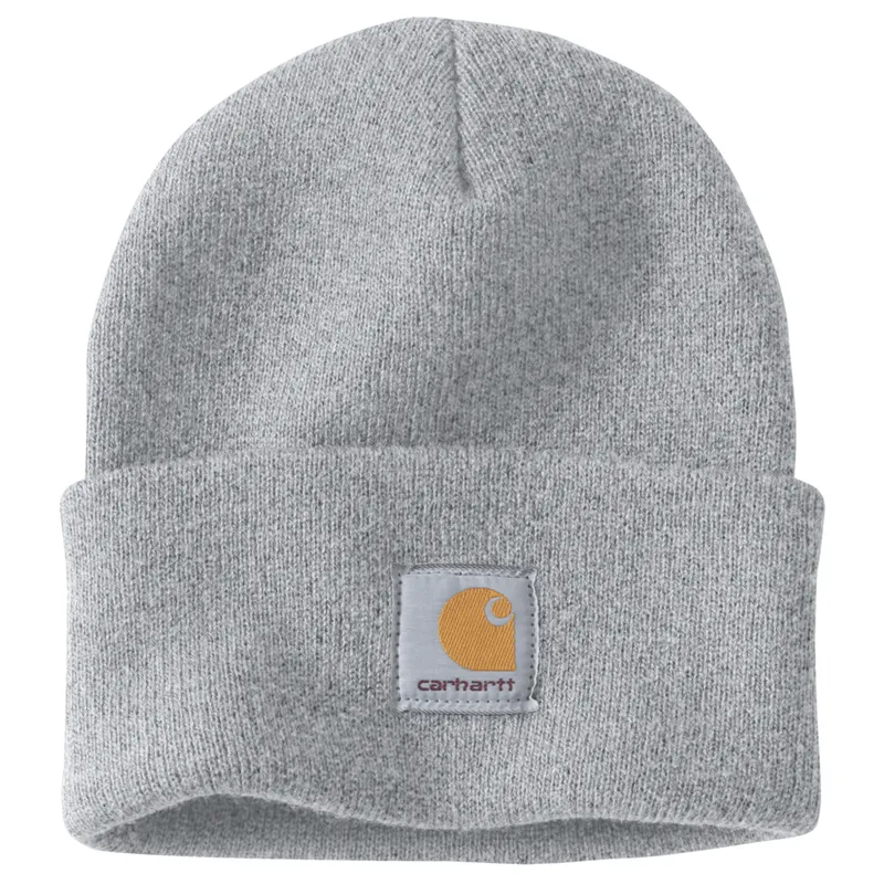 Carhartt Knitted Cuffed Beanie Heather Grey