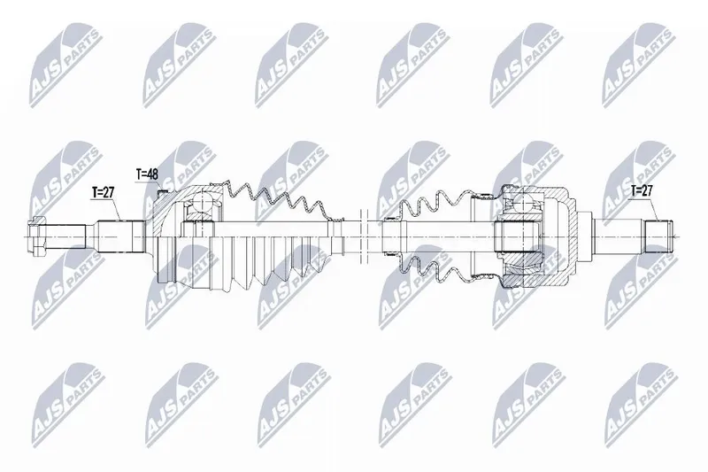 Drivaxel NTY NPW-CH-090