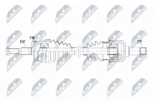 Drivaxel NTY NPW-CH-090