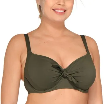 Saltabad Dolly Bikini Bra Militärgrön polyamid E 75 Dam
