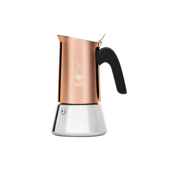 Italiensk kaffebryggare – BIALETTI – NEW VENUS – 6 koppar – 0,24 L – Koppar – kompatibel med induktion brun