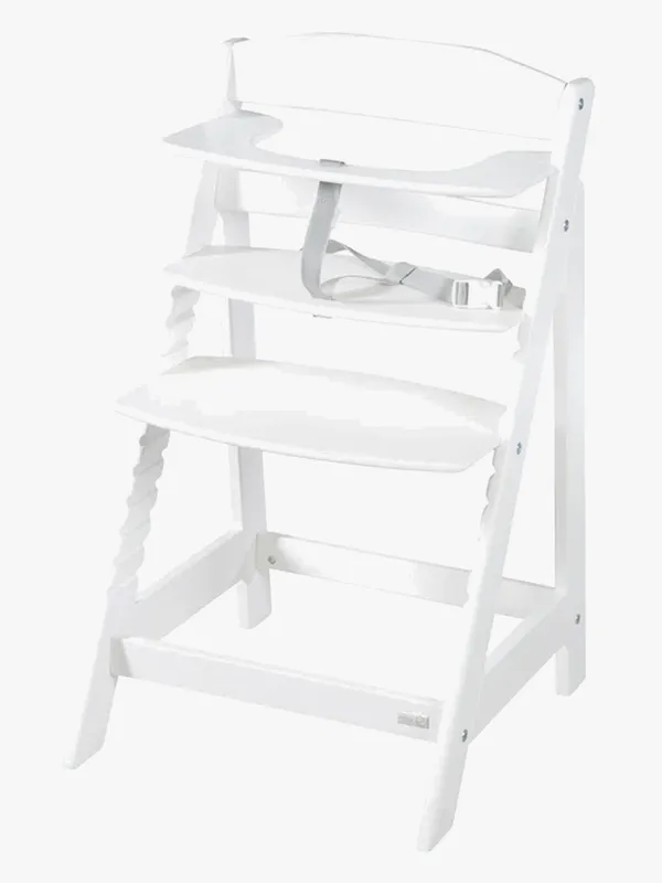 Roba Sit Up Flex Grow-Along Barnmatstol, White