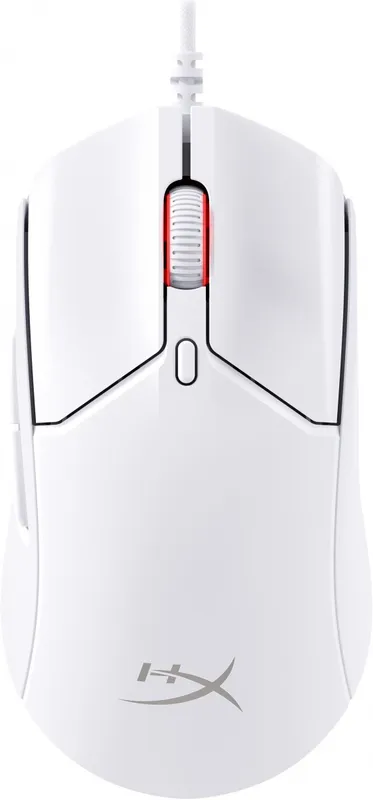HyperX Pulsefire Haste 2 - White - Gamingmus - Optic - 6 knappar - Vit