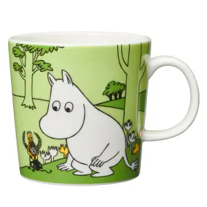 Arabia Mumin Mugg 30 cl Mumintrollet Gräsgrön