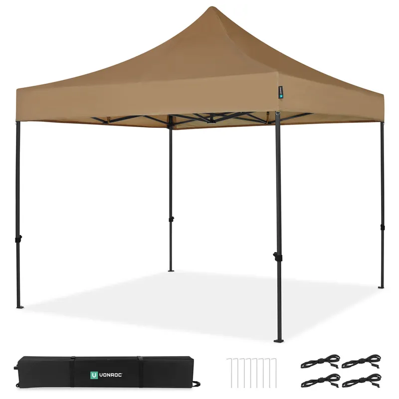 Easy-Up Partytält - 3×3 m | Beige