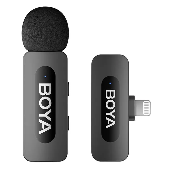 BOYA Microphone By-V1 Mini V2.0 Lightning Wireless 2.4 Ghz