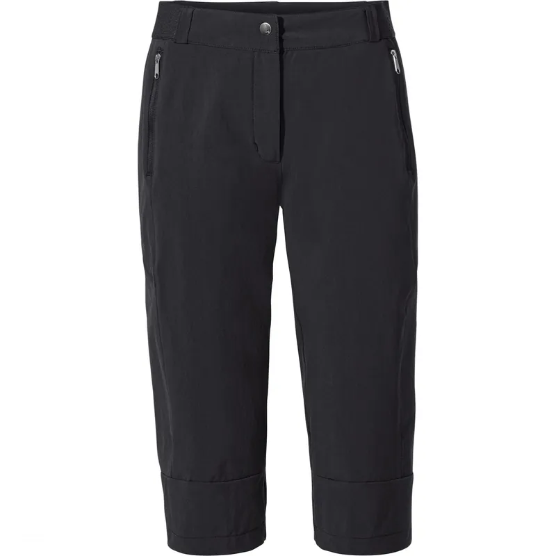 Vaude Women’s Farley Stretch Capri III, vandringsbyxor, dam, svart (#6788)