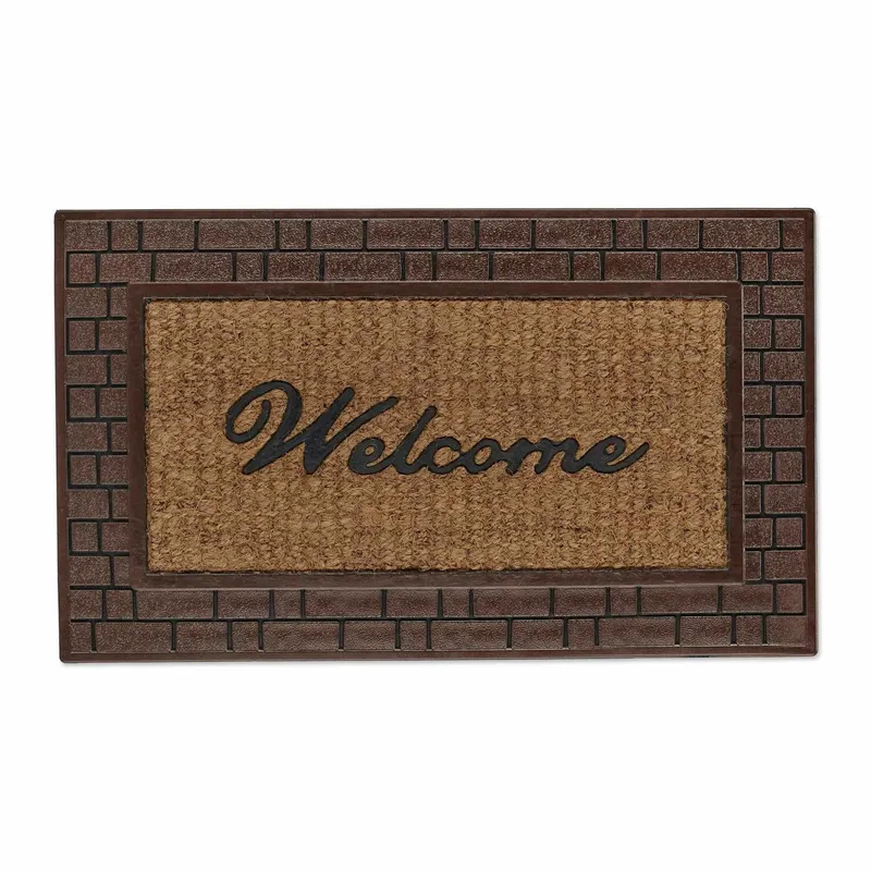 Dörrmatta ”Welcome” gummi & kokos