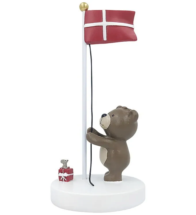 Kids by Friis Tabell Flagg - 14,5 cm - Gosedjur m. Mus och prese
