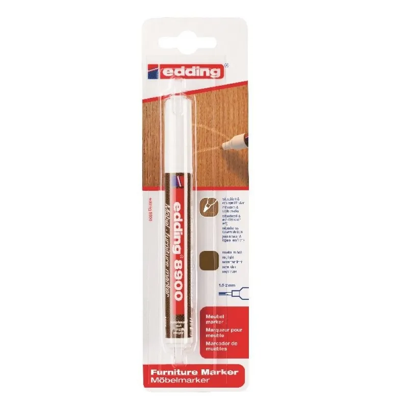 Edding e-8900 furniture marker walnut light