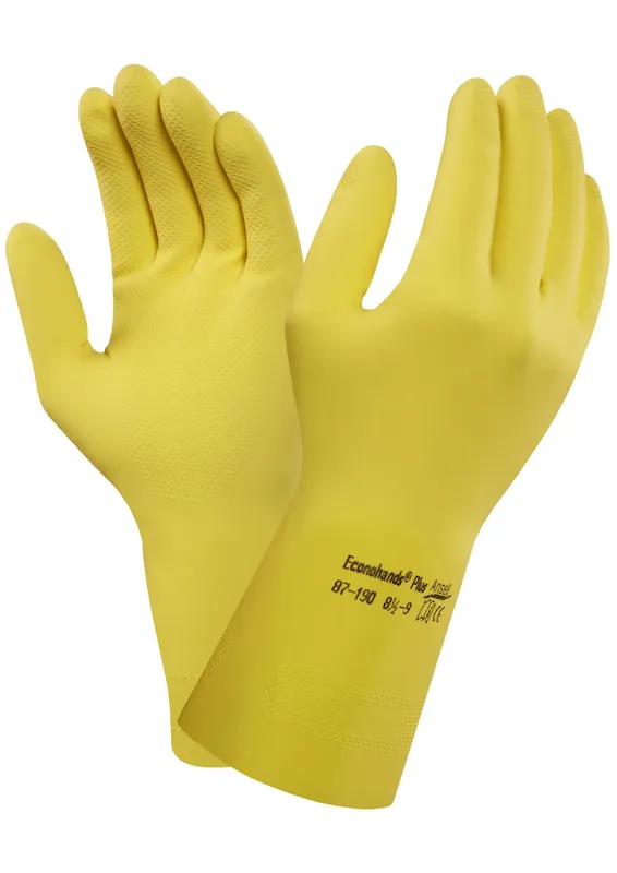 Ansell AlphaTec 87-190 Kemskyddshandske Latex 9,5-10