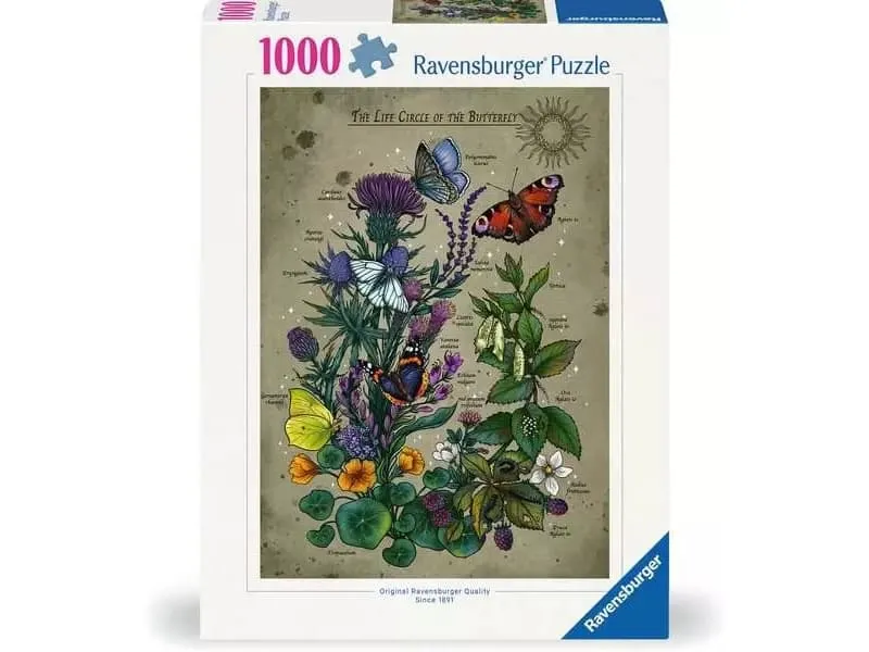 Lifecircle Butterfly Pussel 1000 bitar, Ravensburger