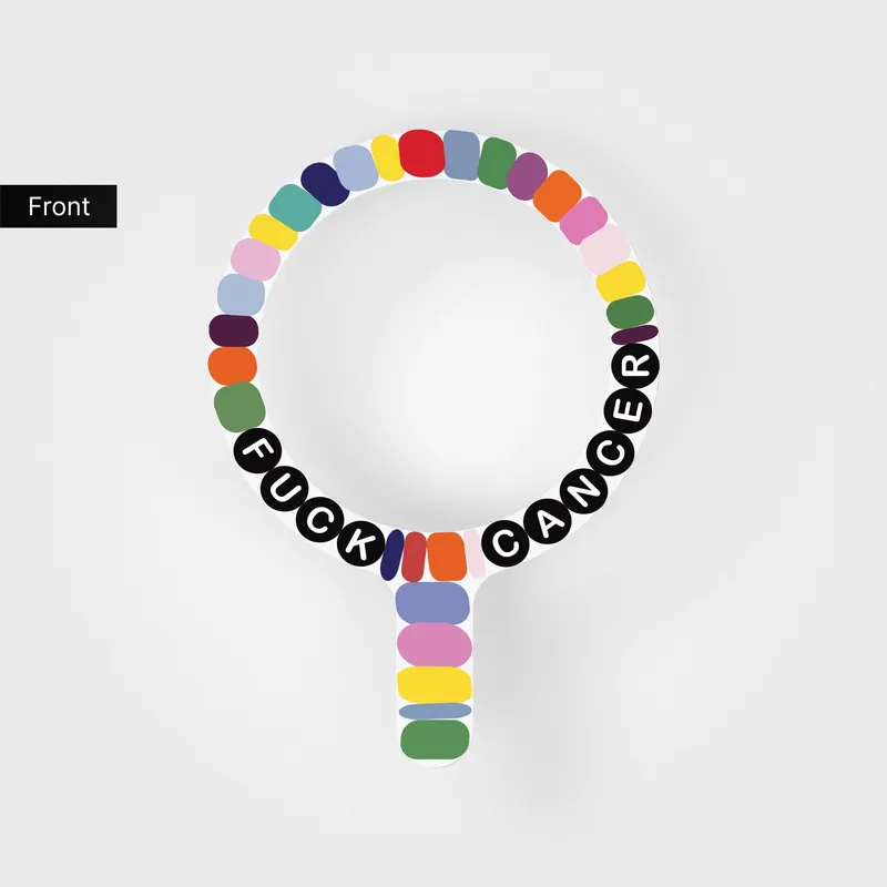 Fuck Cancer MagSafe Ring - Bold, Reusable Support, Standard