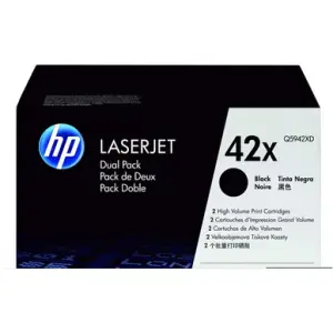 HP 42XD / Q5942XD 2-Pack High Capacity Black Toner