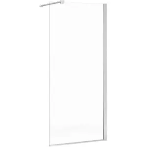 Gustavsberg Square Duschvägg klarglas, blankpolerad profil 100 cm