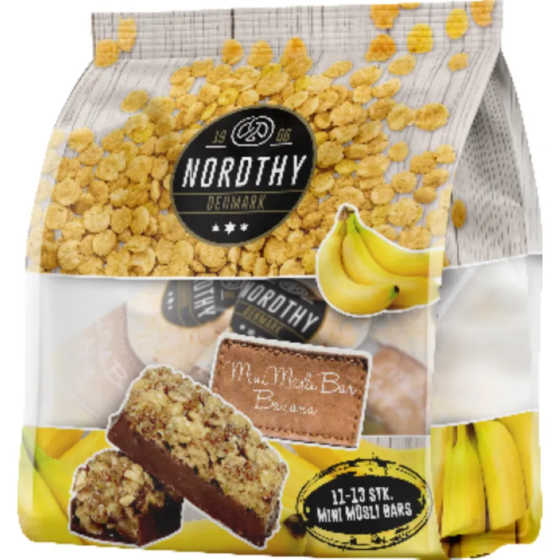 Nordthy Mini Muslibars Banan 150 g