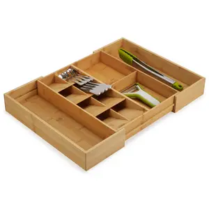 Utdragbar besticklåda i bambu 23-56cm, Joseph Joseph