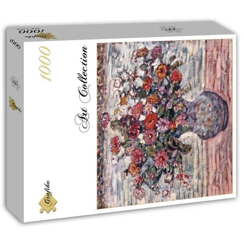Art Pussel – M.Prendergast: Blommor i en vas 1000 bitar
