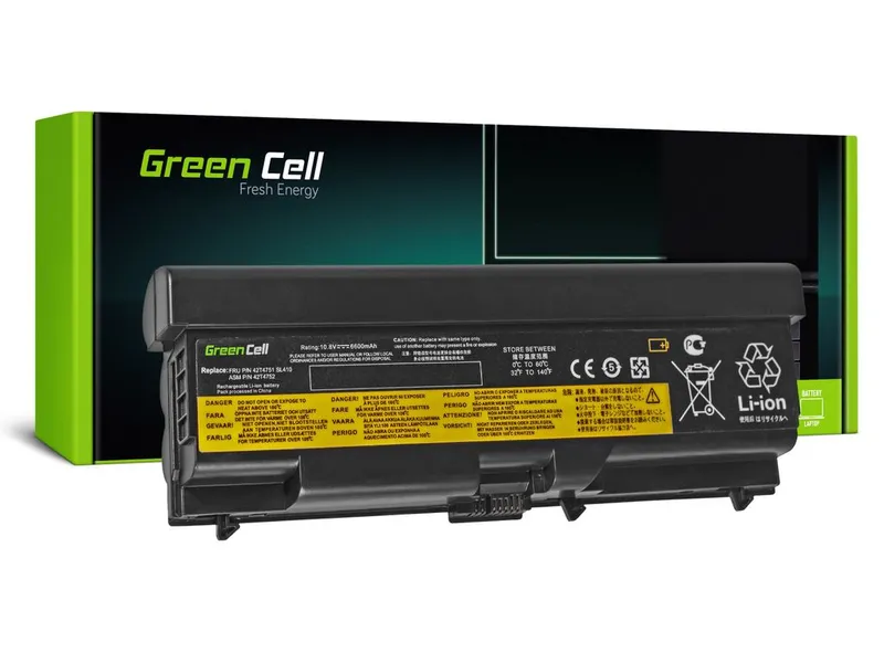 Green Cell-batteri 42T4795 för Lenovo ThinkPad T410 T420 T510 T520 W510