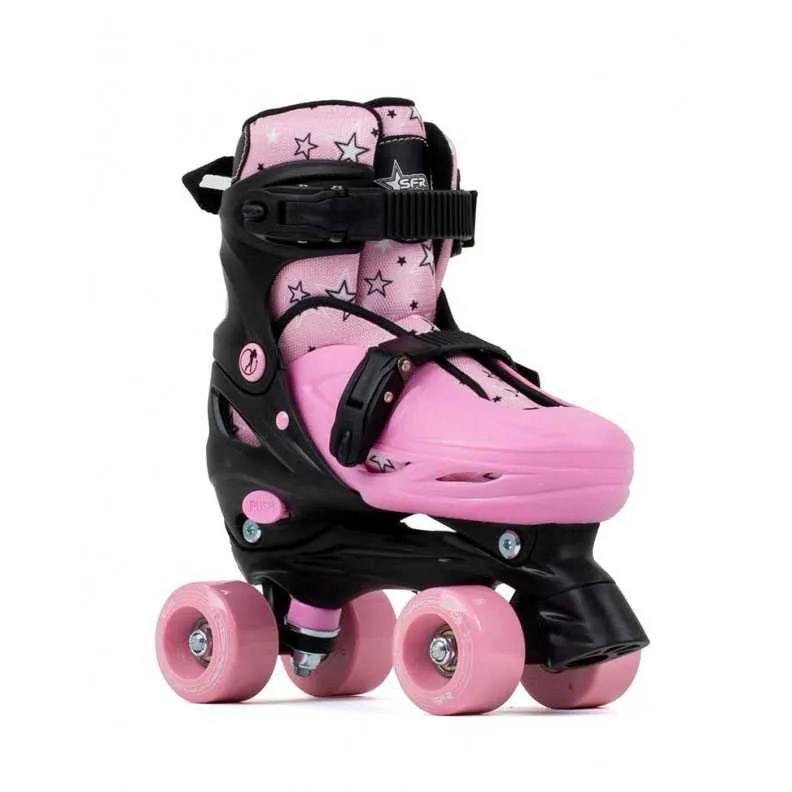 SFR Nebula Adjustable Side-by-Side Rollerskate Pink