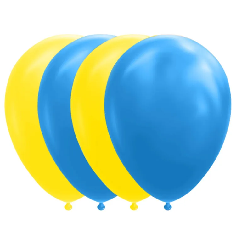 Ballonger - Gul & Blå 10-pack