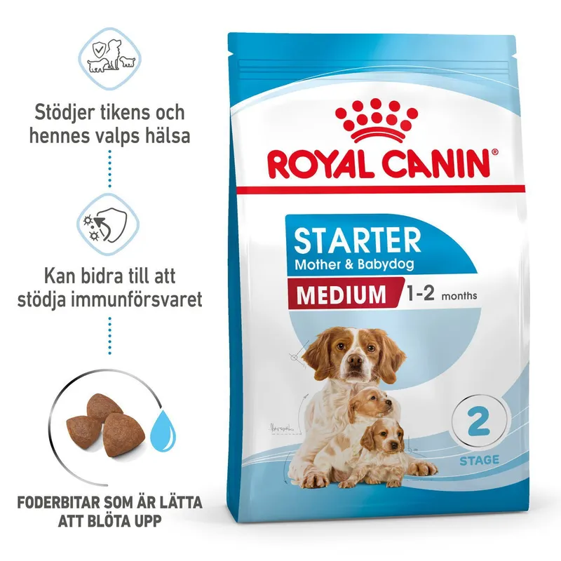 Medium Starter Mother & Babydog Torrfoder för hund – 15 kg