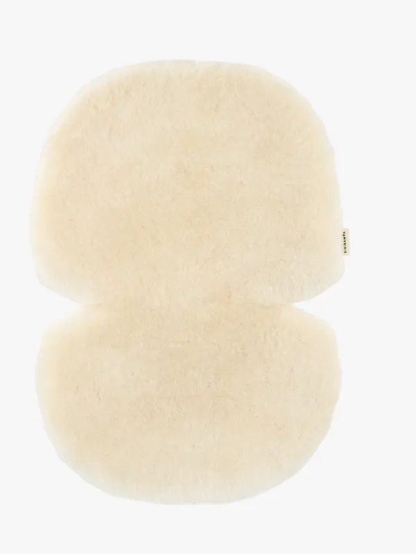 BINIBAMBA Sheepskin Sittdyna Fixed Harness, Milk
