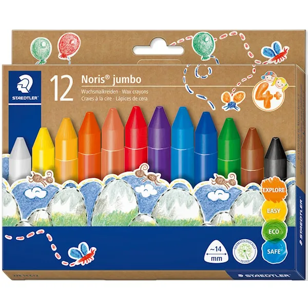 Vaxkrita Jumbo 12-p Noris Junior Staedtler