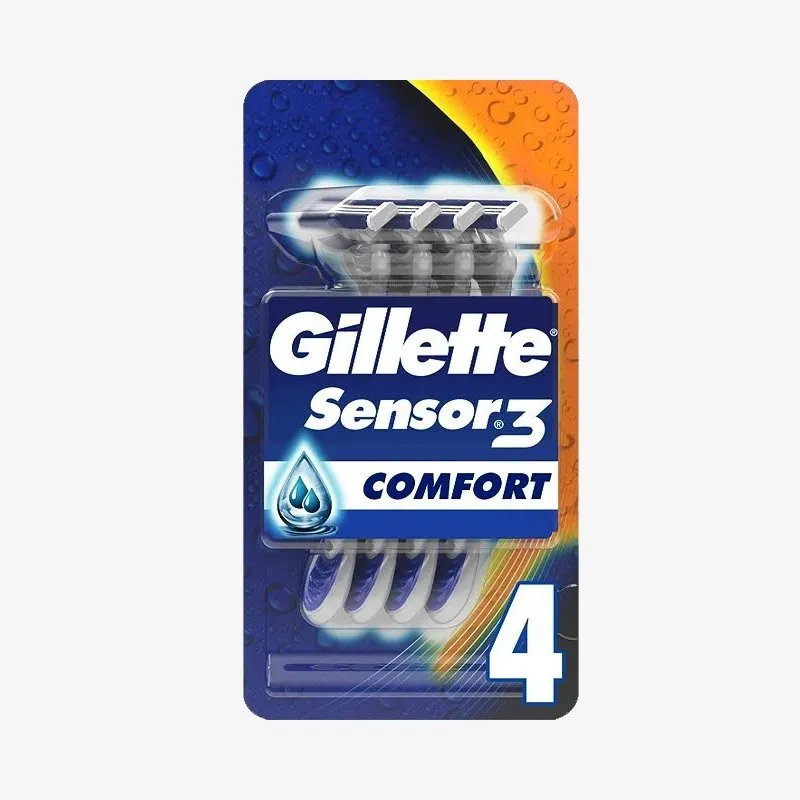 Gillette Sensor3 engångsrakhyvlar 4 st