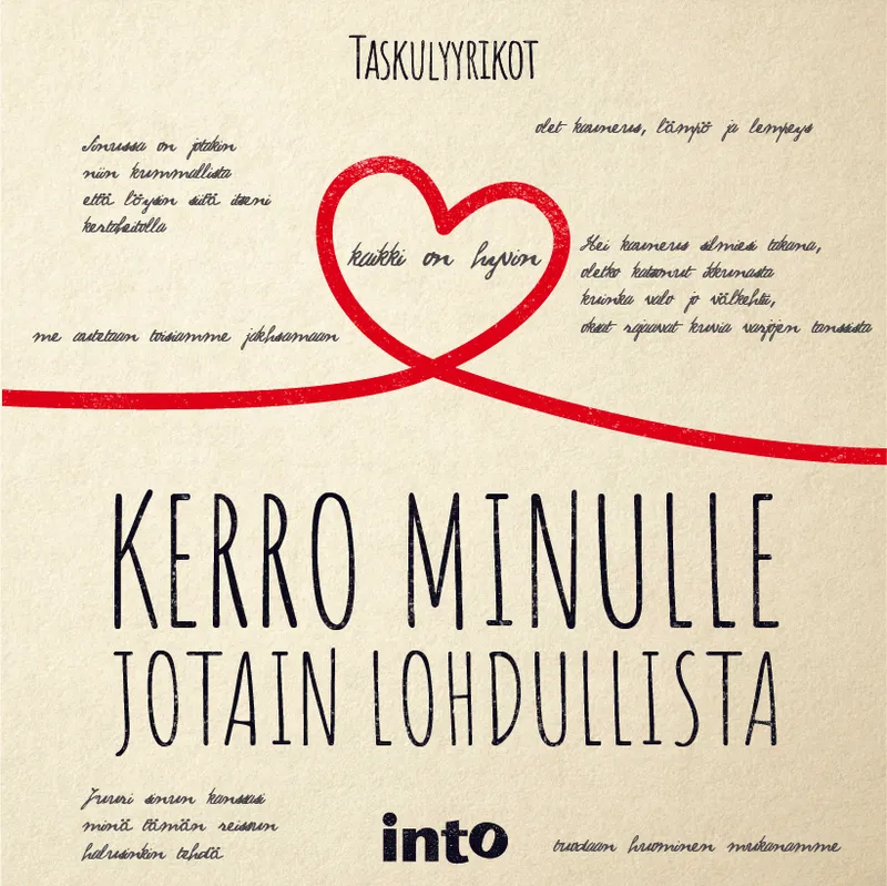 Kerro minulle jotain lohdullista, Ljudbok