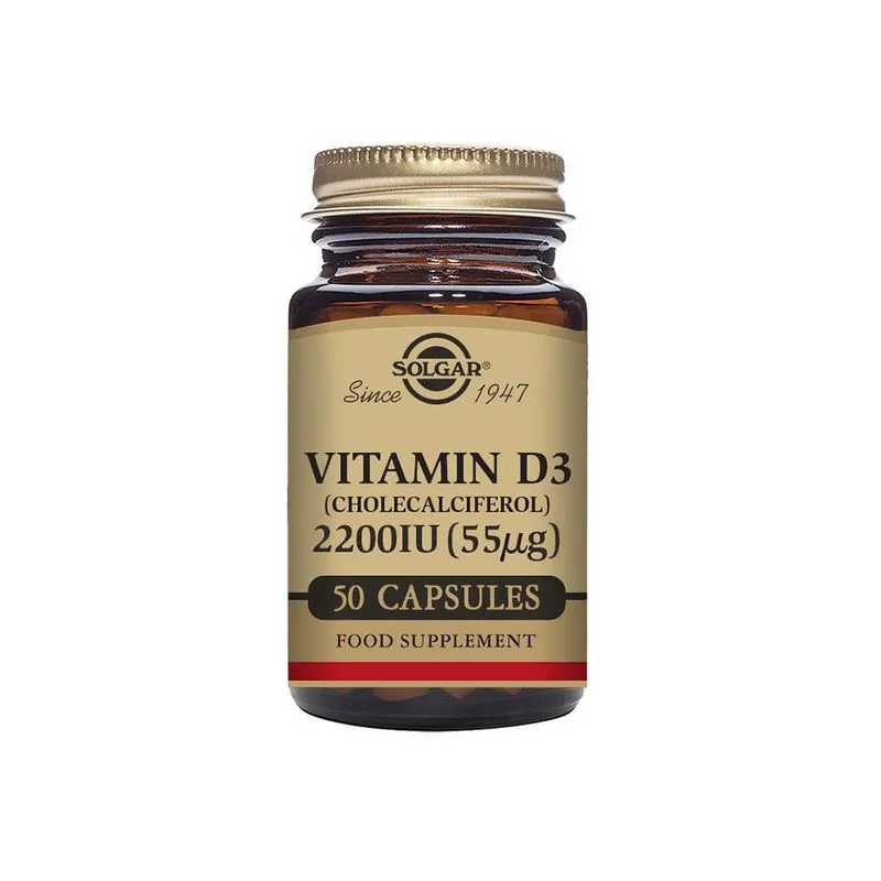 Solgar Vitamin D3 2200IE 50 kapslar