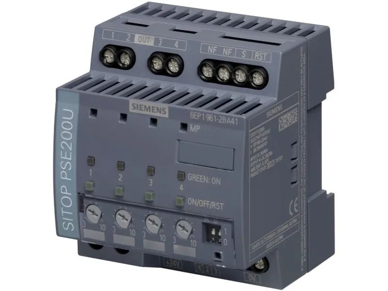 Siemens Sitop pse200u 10 a selectivity module 4 channels