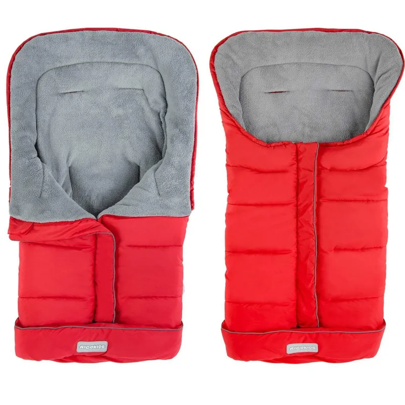 sovsäck för barnvagn, släde 96 x 45 cm Ricokids Drimi röd